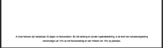 Delegeren Zorgvuldig lezen vertraging Hoe algemene voorwaarden aan al je facturen toevoegen | FCTR.be -  eenvoudige vereenvoudigde boekhouding